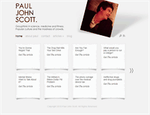 Tablet Screenshot of pauljohnscott.com